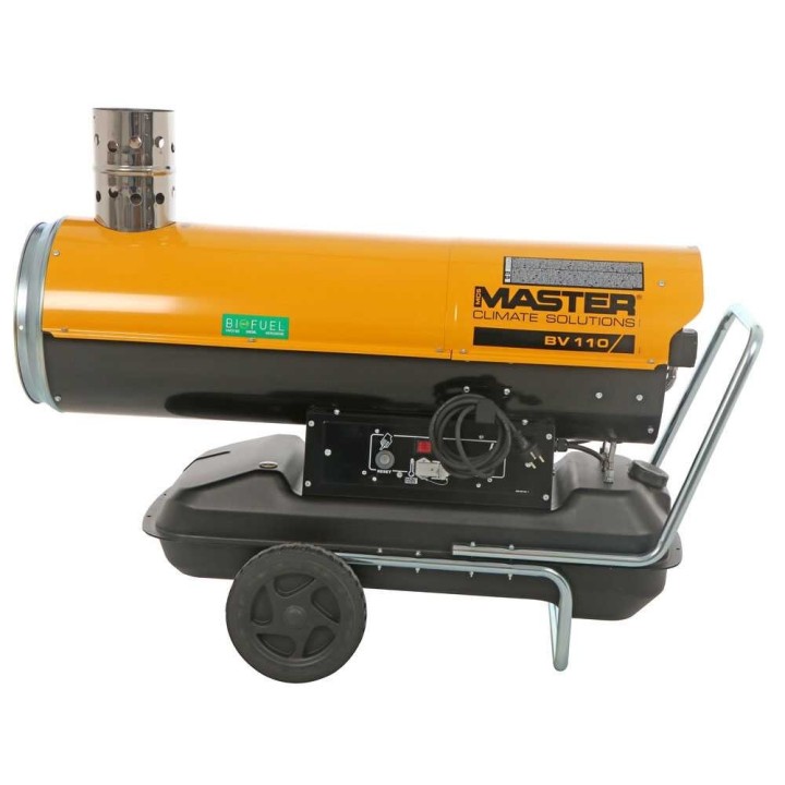 Master BV 110 E epäsuora dieselilmalämmitin, 33 kW, 230 V, 65 l