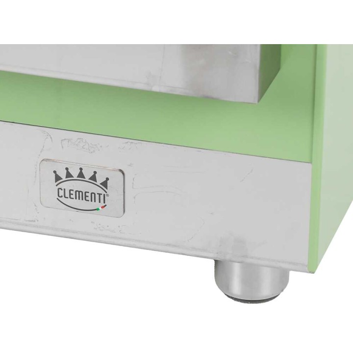 Clementi Gold Verde puulämmitteinen pizzauuni ulkokäyttöön, 4 pizzaa, 80 × 60 cm, 500 °C