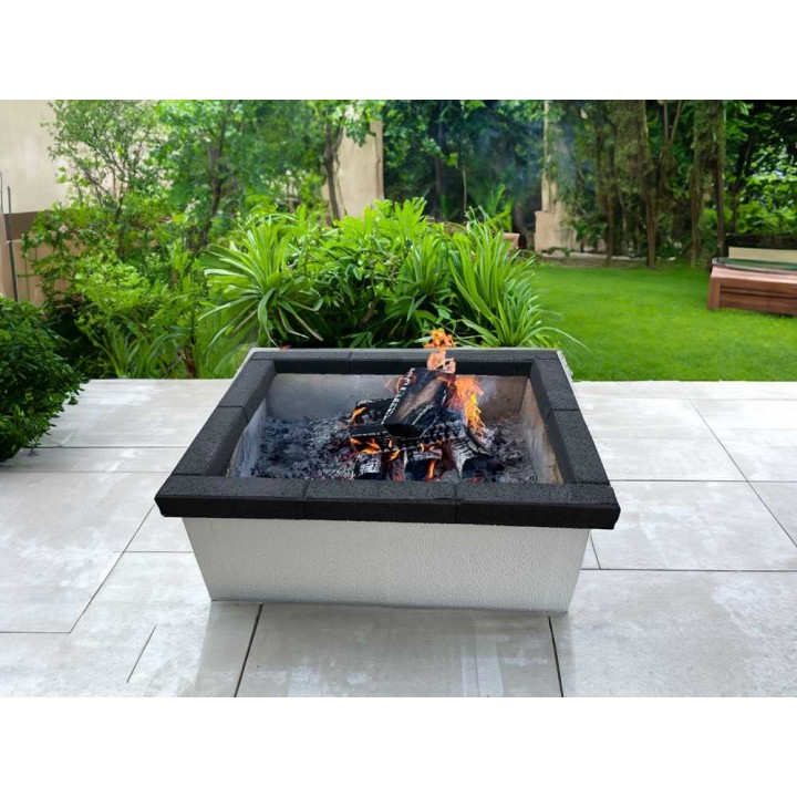 Palazzetti Vulcano muurattu grilli polttopuulle ja hiilelle, 76 × 40 cm, 3 040 cm²