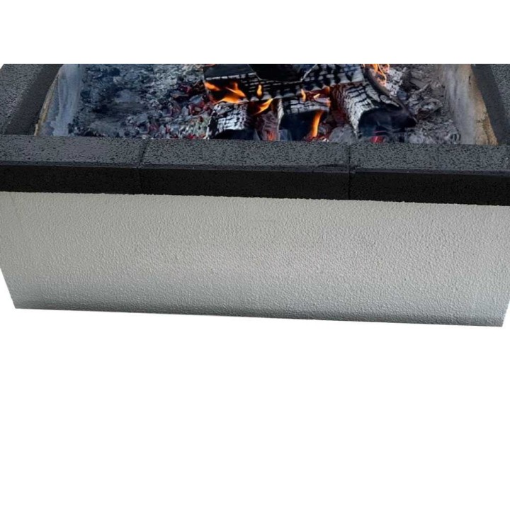 Palazzetti Vulcano muurattu grilli polttopuulle ja hiilelle, 76 × 40 cm, 3 040 cm²