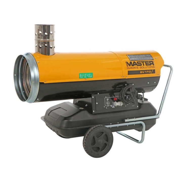 Master BV 110 E epäsuora dieselilmalämmitin, 33 kW, 230 V, 65 l