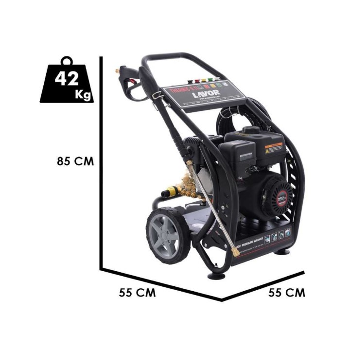 Lavor Thermic 9.1L bensiinikäyttöinen painepesuri, 220 bar, 780 l/h, 8 HP