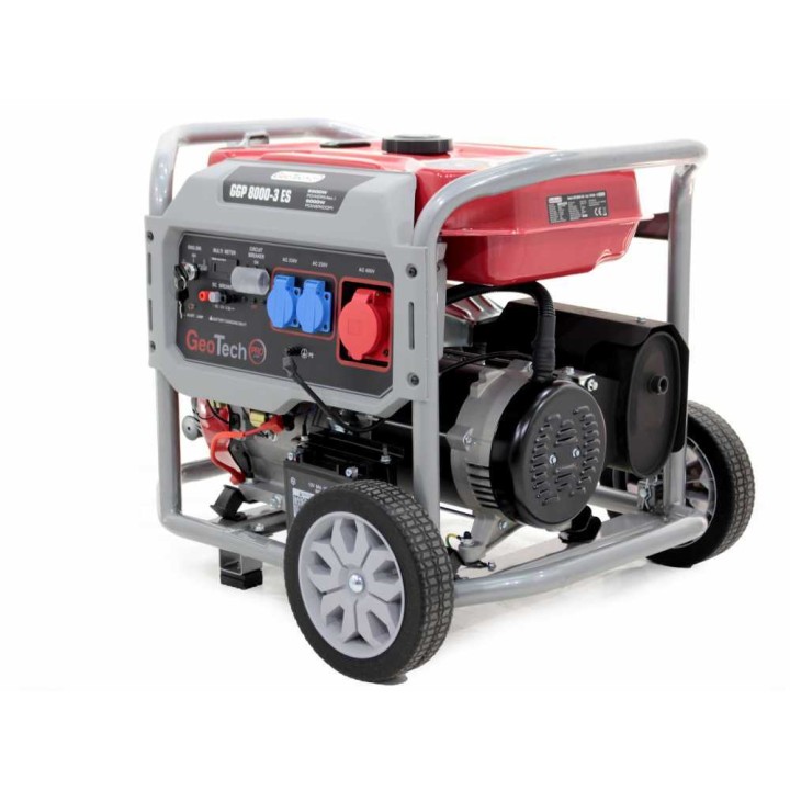 GeoTech Pro GGP 8000-3 ES kolmivaihegeneraattori, 6,5 kW, 230/400 V, AVR