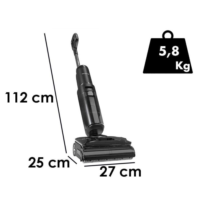 Tineco Floor One S7 Stretch Steam Plus lattianpesuri, höyrytoiminto, 25,2 V, 285 W