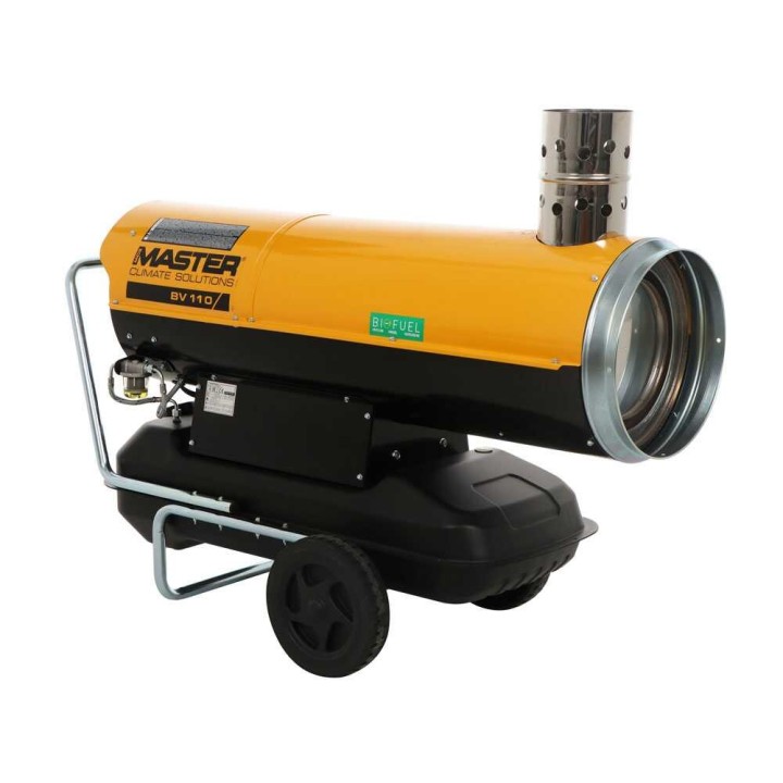 Master BV 110 E epäsuora dieselilmalämmitin, 33 kW, 230 V, 65 l