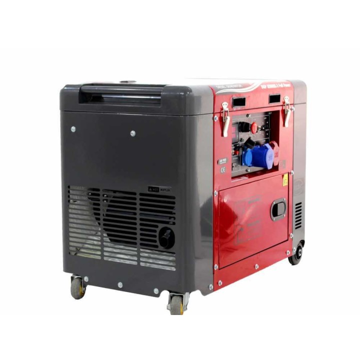 GeoTech Pro DGP8500SE-3 dieselgeneraattori, 6 kW, AVR, Full Power