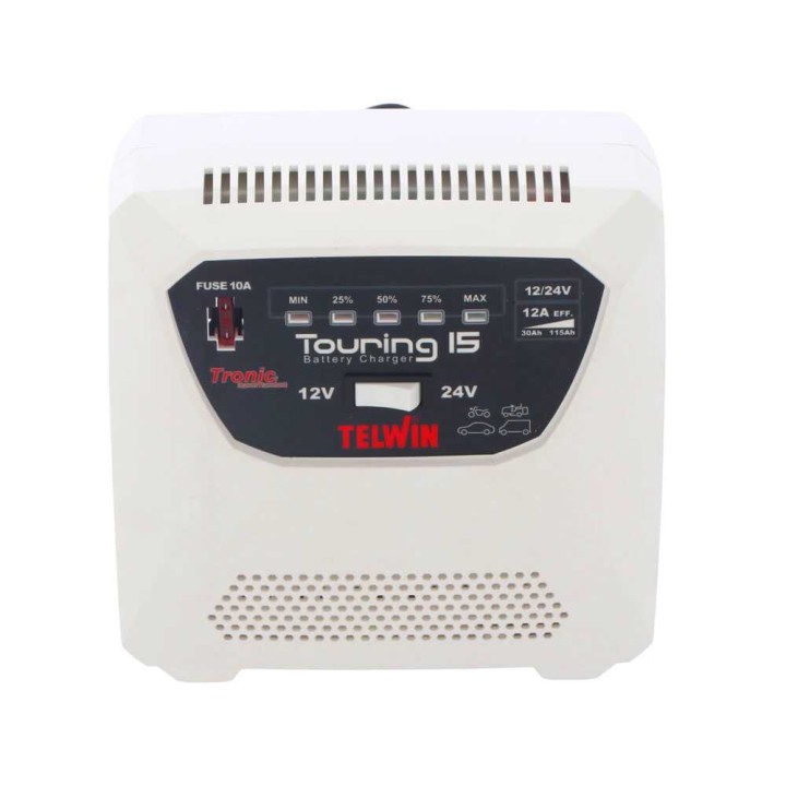 Telwin Touring 15 akkulaturi ja ylläpitolaturi, 12/24 V, 100 W