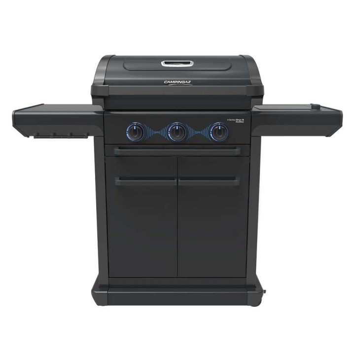 Campingaz 3 Series Onyx S Dualgas kaasugrilli, 10,2 kW, nestekaasu tai maakaasu