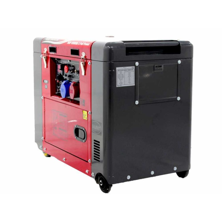 GeoTech Pro DGP8500SE-3 dieselgeneraattori, 6 kW, AVR, Full Power