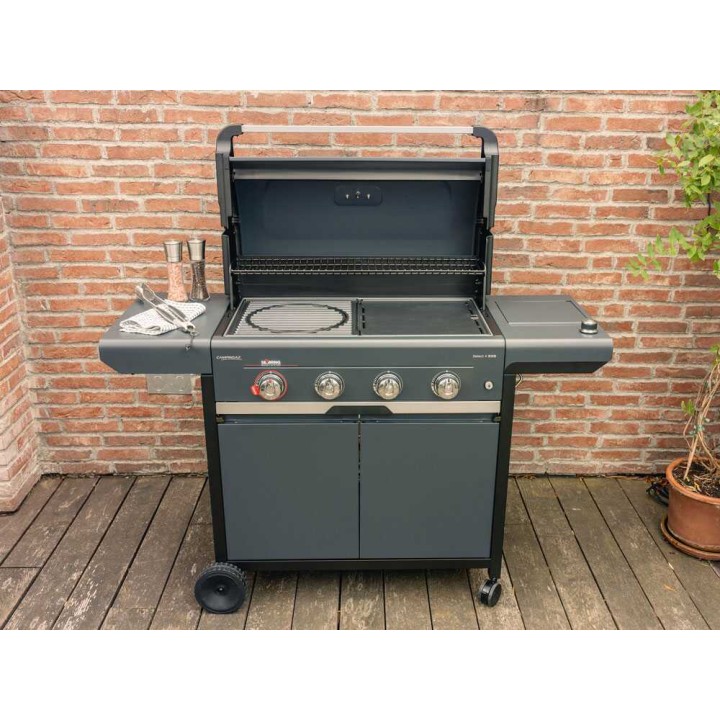 Campingaz Select 4 EXS SBS kaasugrilli, 4 poltinta, 3 000 cm², käännettävä parila