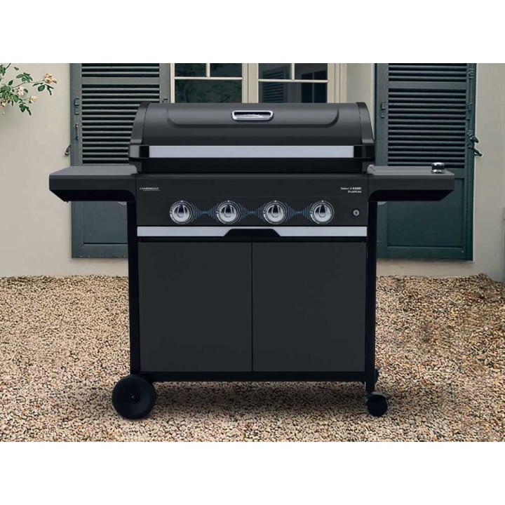 Campingaz Select 4 EXSD Dualgas kaasugrilli, nestekaasu tai metaani, 4 poltinta