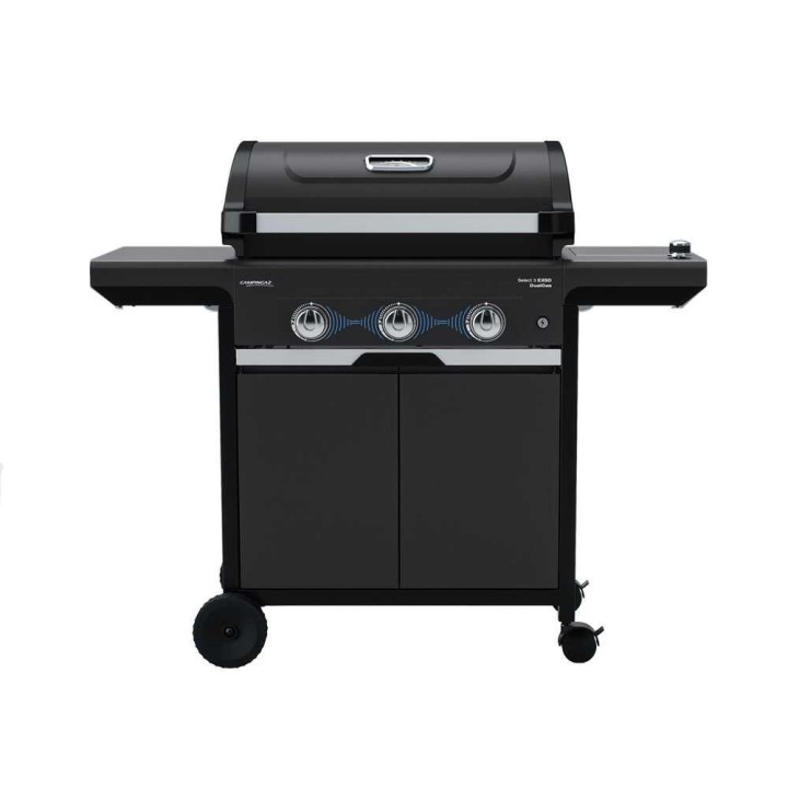 Campingaz Select 3 EXSD DG kaasugrilli, nestekaasu tai metaani, 9 kW, 3 poltinta