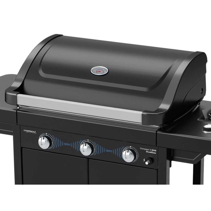 Campingaz Compact 3 EXS DG kaasugrilli, 7,5 kW, nestekaasu tai metaani