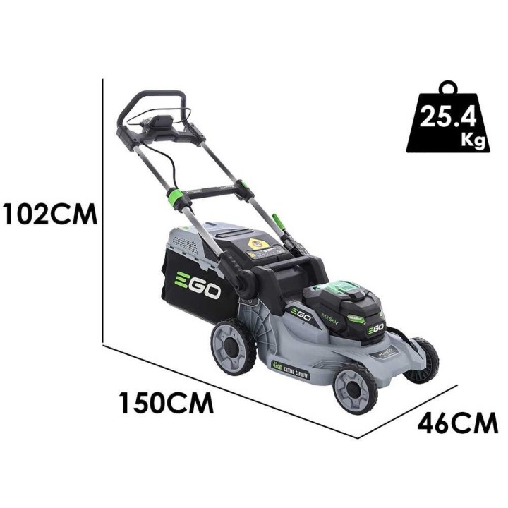 EGO LM1711E akkuruohonleikkuri, 56 V, 2,5 Ah, 42 cm