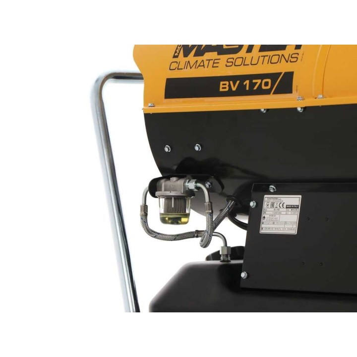 Master BV 110 E epäsuora dieselilmalämmitin, 33 kW, 230 V, 65 l