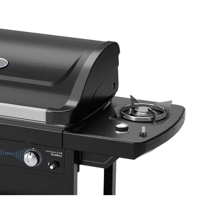 Campingaz Compact 3 LS Dualgas kaasugrilli, 3 poltinta, 7,5 kW, nestekaasu tai metaani