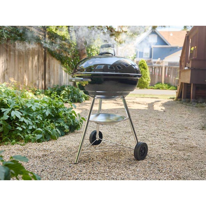 Weber Compact Kettle 57 hiiligrilli, Ø 57 cm, kromattu ritilä