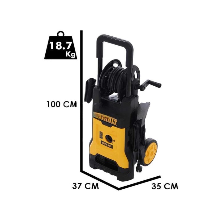 DEWALT DXPW002I kylmävesipesuri, 160 bar, 450 l/h, 2,2 kW, 230 V