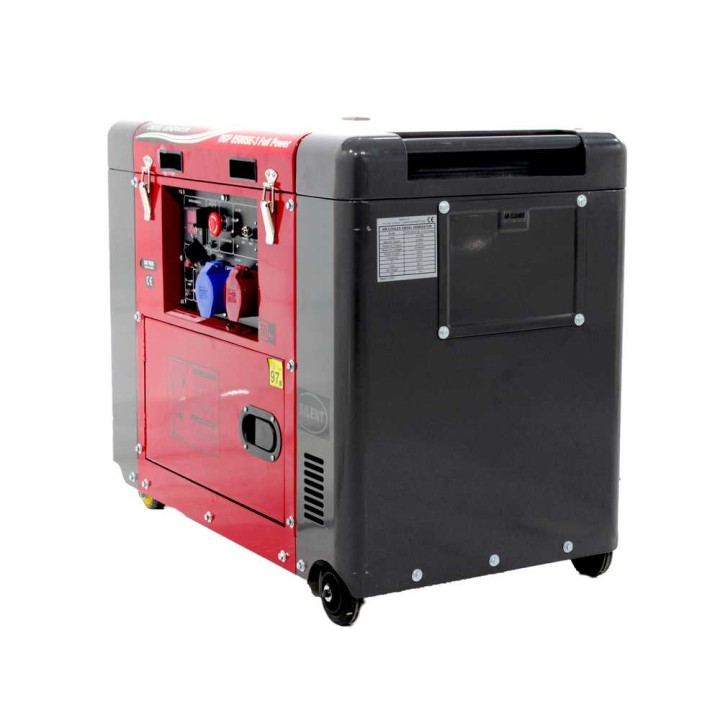 GeoTech Pro DGP8500SE-3 dieselgeneraattori, 6 kW, Full-Power, AVR ja ATS