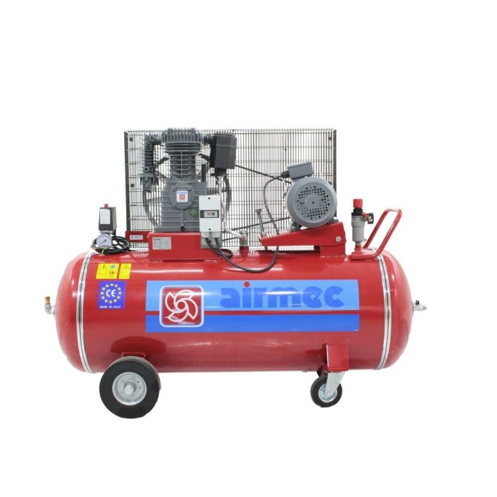 Airmec CR 304 K28 hihnakompressori, 270 l, 4 HP, 400 V, 10 bar