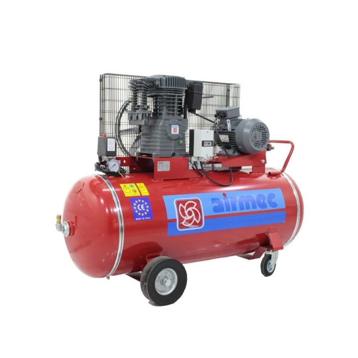 Airmec CR 304 K28 hihnakompressori, 270 l, 4 HP, 400 V, 10 bar
