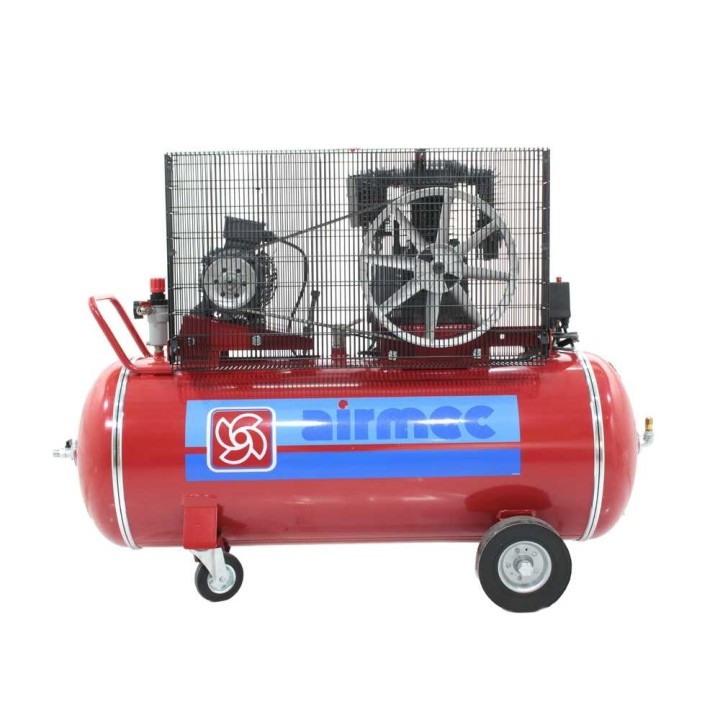 Airmec CR 304 K28 hihnakompressori, 270 l, 4 HP, 400 V, 10 bar