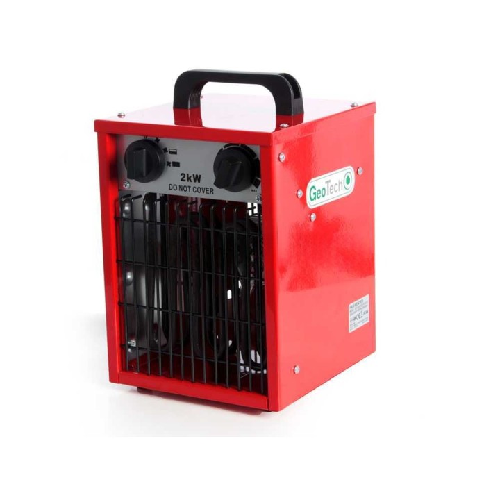 GeoTech EH 200 S sähkökäyttöinen kuumailmageneraattori, 2 kW, 230 V