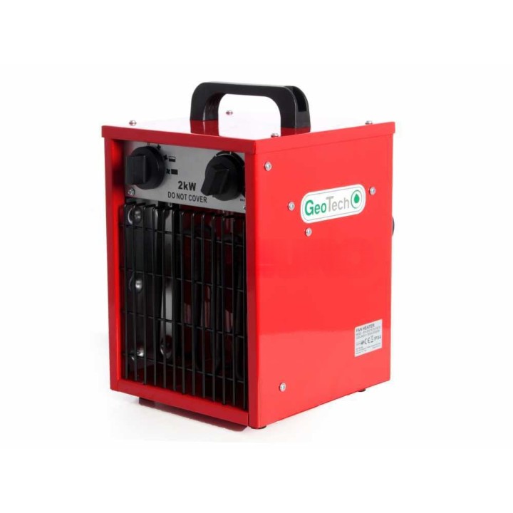 GeoTech EH 200 S sähkökäyttöinen kuumailmageneraattori, 2 kW, 230 V