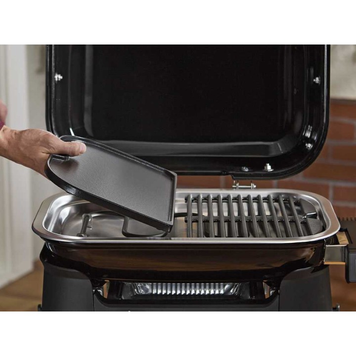 Weber 6612 emaloitu valurautaparila Lumin-sähkögrilliin, 33 × 24,5 cm