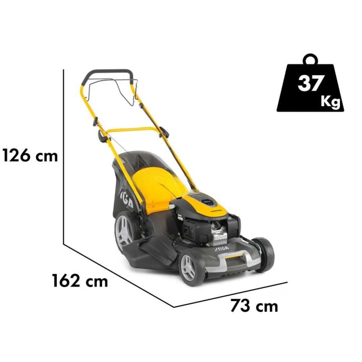 Stiga Combi 55 SQ H -ruohonleikkuri, Honda GCVx 200, 53 cm, takaveto