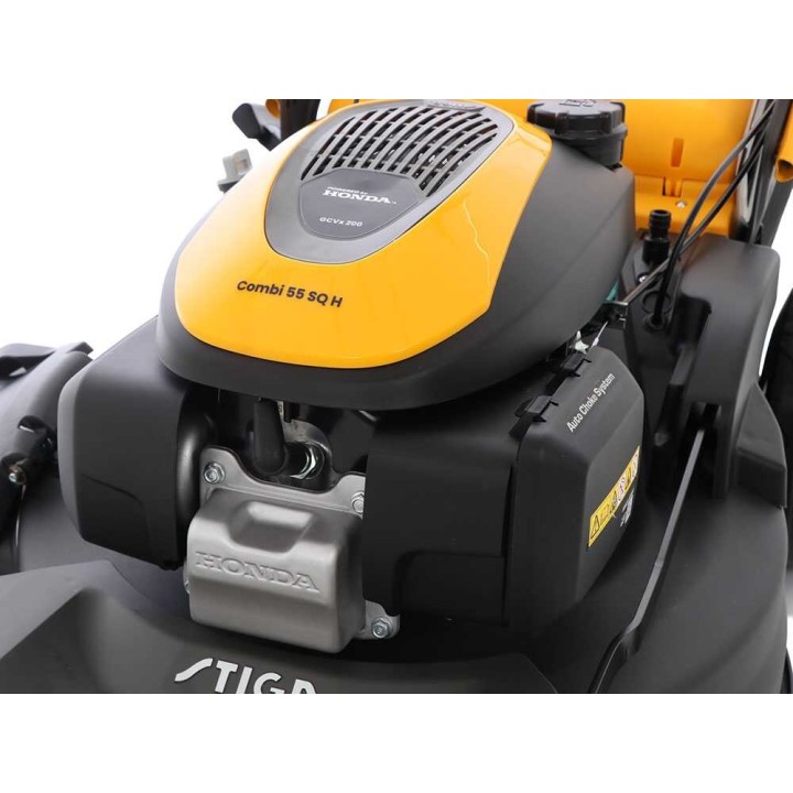 Stiga Combi 55 SQ H -ruohonleikkuri, Honda GCVx 200, 53 cm, takaveto