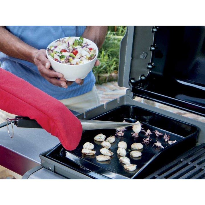 Weber 7579 emaloitu valurautalevy Spirit- ja SmokeFire-grilleihin