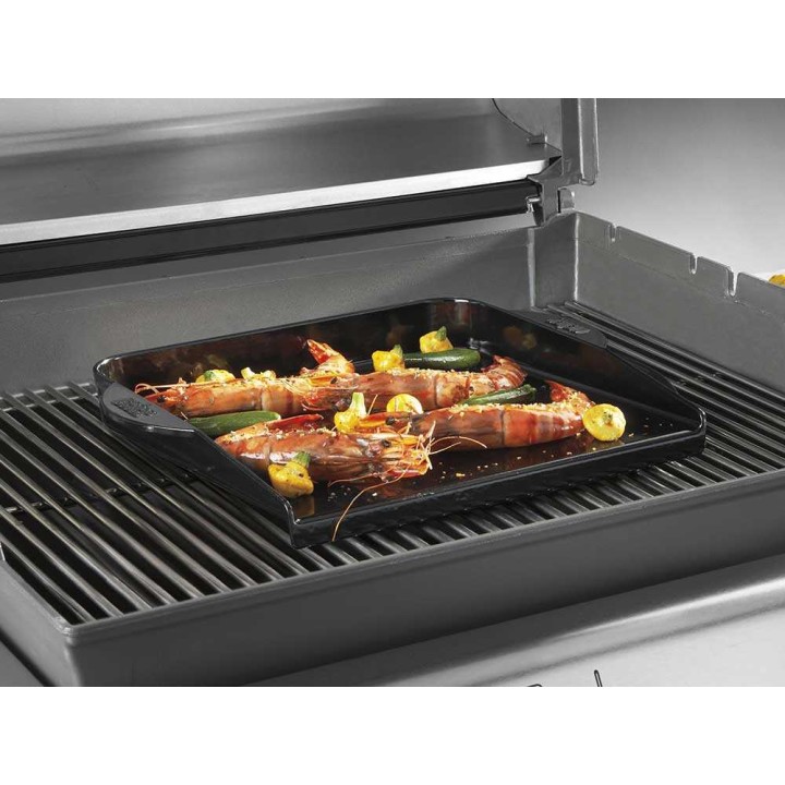 Weber 6466 valurautainen grillilevy kaasugrilleihin, 36 × 36 cm