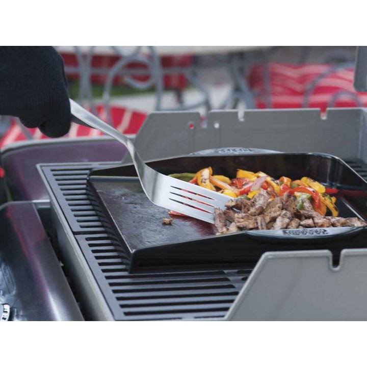 Weber 6466 valurautainen grillilevy kaasugrilleihin, 36 × 36 cm