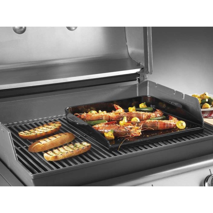 Weber 6466 valurautainen grillilevy kaasugrilleihin, 36 × 36 cm