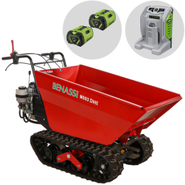 Benassi M503E DH akkukäyttöinen telaketjukuljetin 3 400 W 550 kg hydraulinen lava
