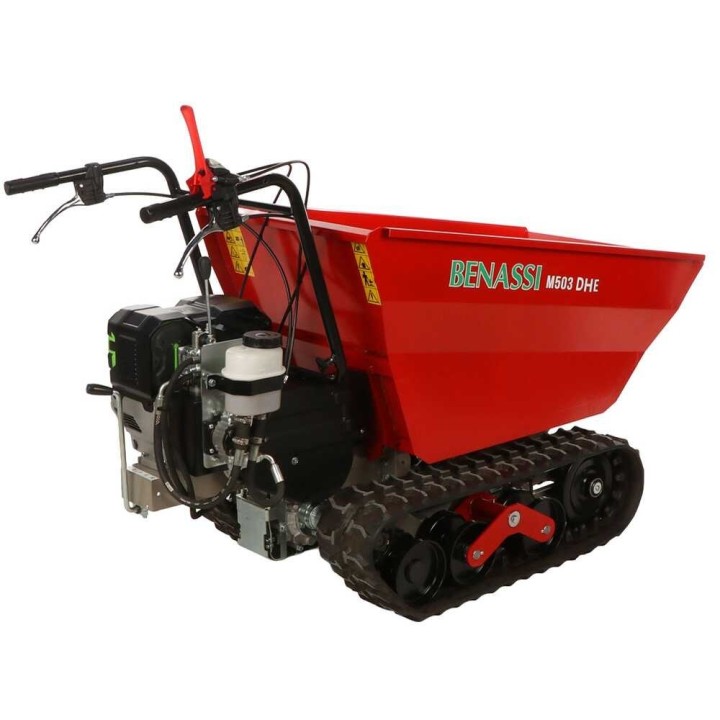 Benassi M503E DH akkukäyttöinen telaketjukuljetin, 3 400 W, 550 kg, hydraulinen lava