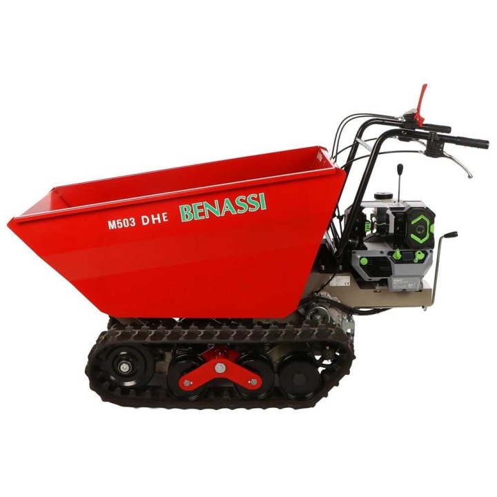 Benassi M503E DH akkukäyttöinen telaketjukuljetin, 3 400 W, 550 kg, hydraulinen lava