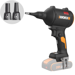 Worx WX099 9 akkukompressori ja puhallin 20 V ilman akkua ja laturia