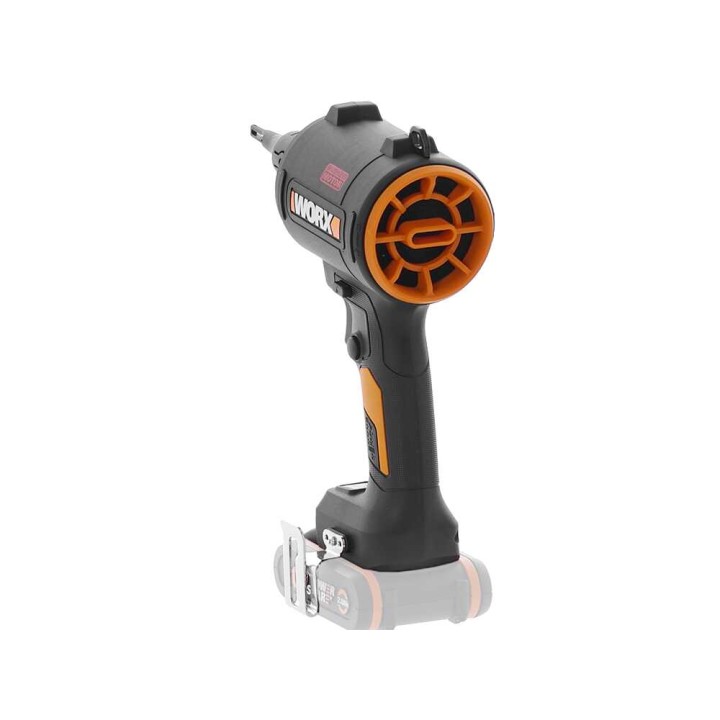 Worx WX099 akkukompressori, 20 V, 4 Ah, 3 suutinta