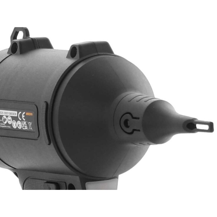 Worx WX099 akkukompressori, 20 V, 4 Ah, 3 suutinta
