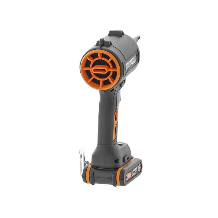 Worx WX099 akkukompressori ja puhallin, 20 V, 2 Ah, 3 suutinta