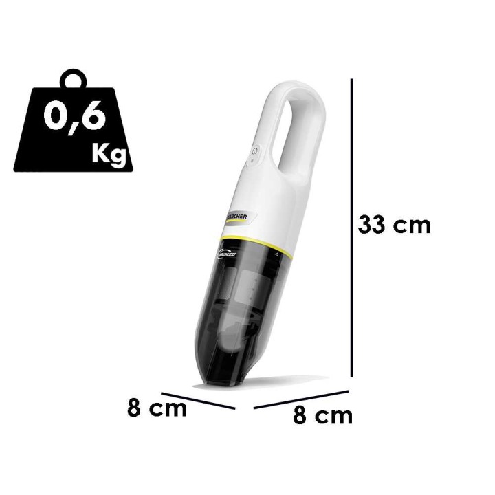 Karcher CVH 3 Plus akkukäsipölynimuri, 7,2 V, 2 Ah, 70 W