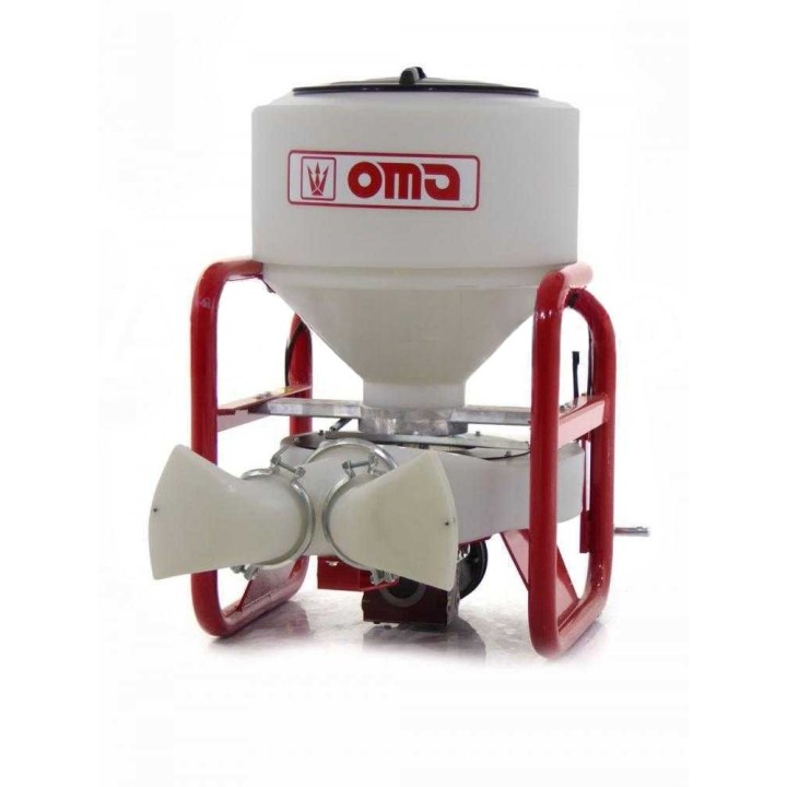 OMA Duster 140 traktorikäyttöinen jauhelevitin, 100 l, 2 ulostuloa