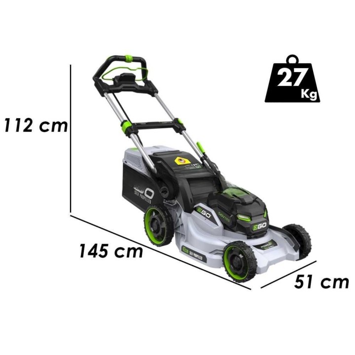 EGO LM1712E-SP akkuruohonleikkuri, 42 cm, 56 V, 4 Ah