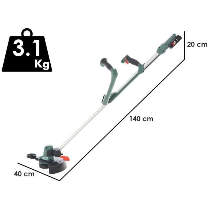 Bosch UniversalGrassCut 18-260 akkuruohotrimmeri, 2 × 18 V, 2 Ah