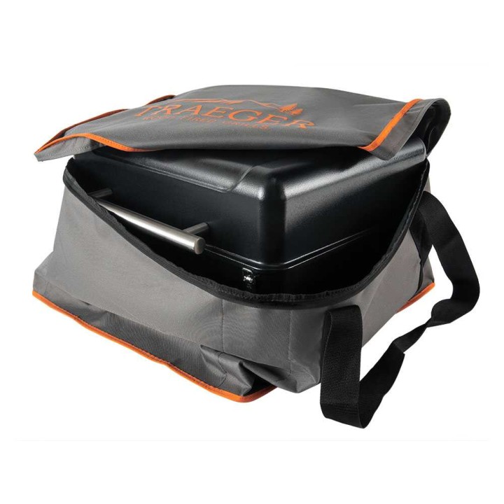 Traeger To Go -matkakassi Ranger- ja Scout-grilleille, säänkestäväkahden hihnan malli