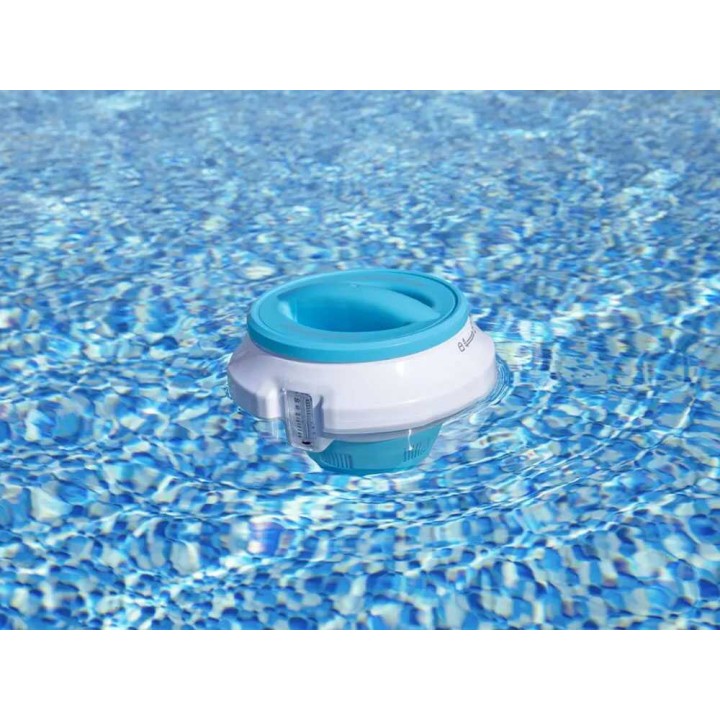 Bestway 58701 kelluva klooriannostelija, tableteille enintään 7,6 cm