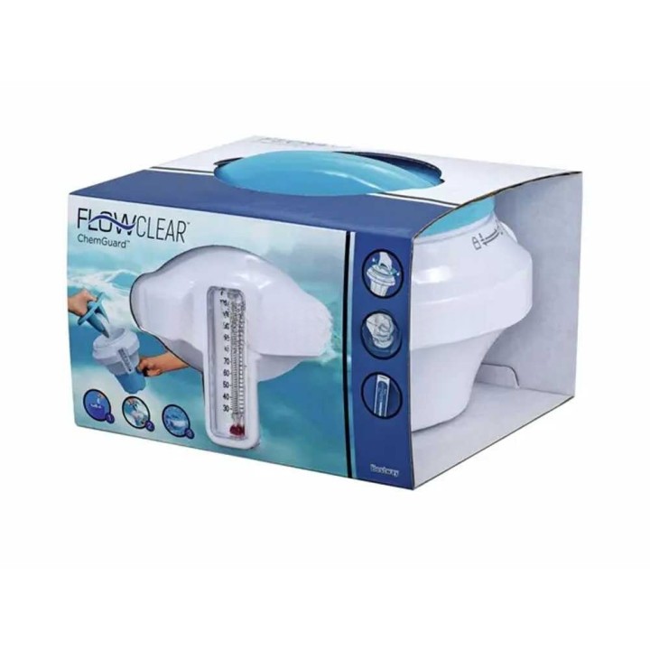Bestway 58701 kelluva klooriannostelija, tableteille enintään 7,6 cm