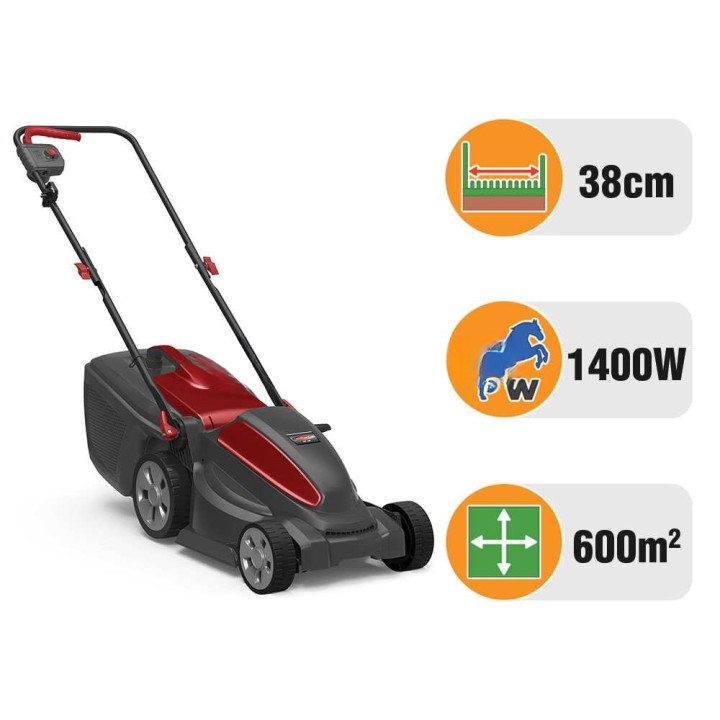 Castelgarden XE 40 sähköinen ruohonleikkuri, 1 400 W, 38 cm